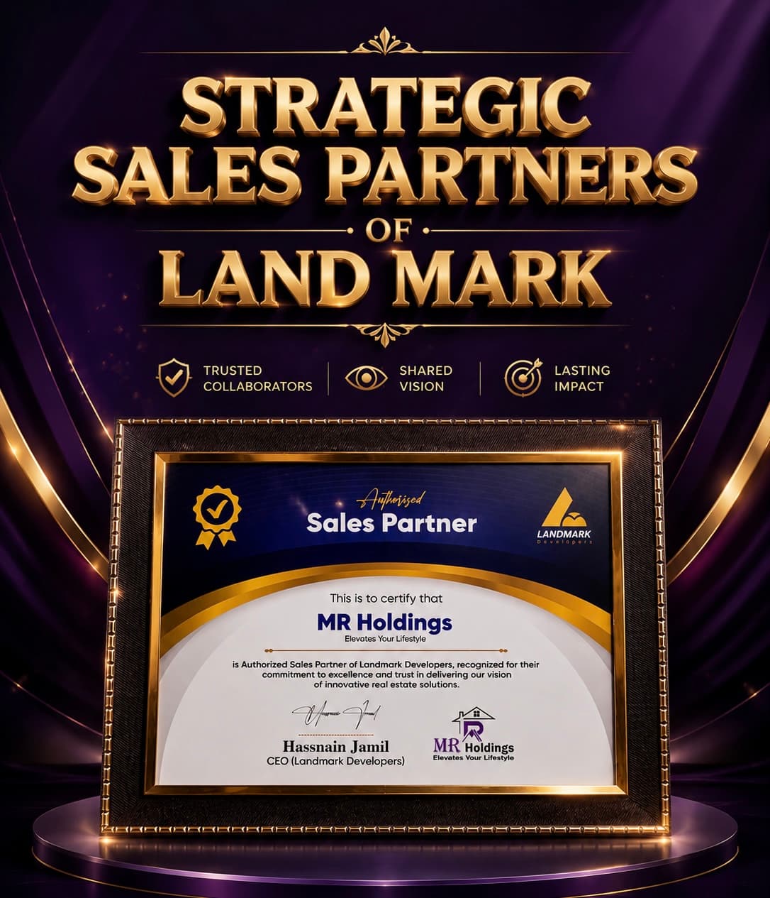Authorized Sales Partner — Landmark Developers